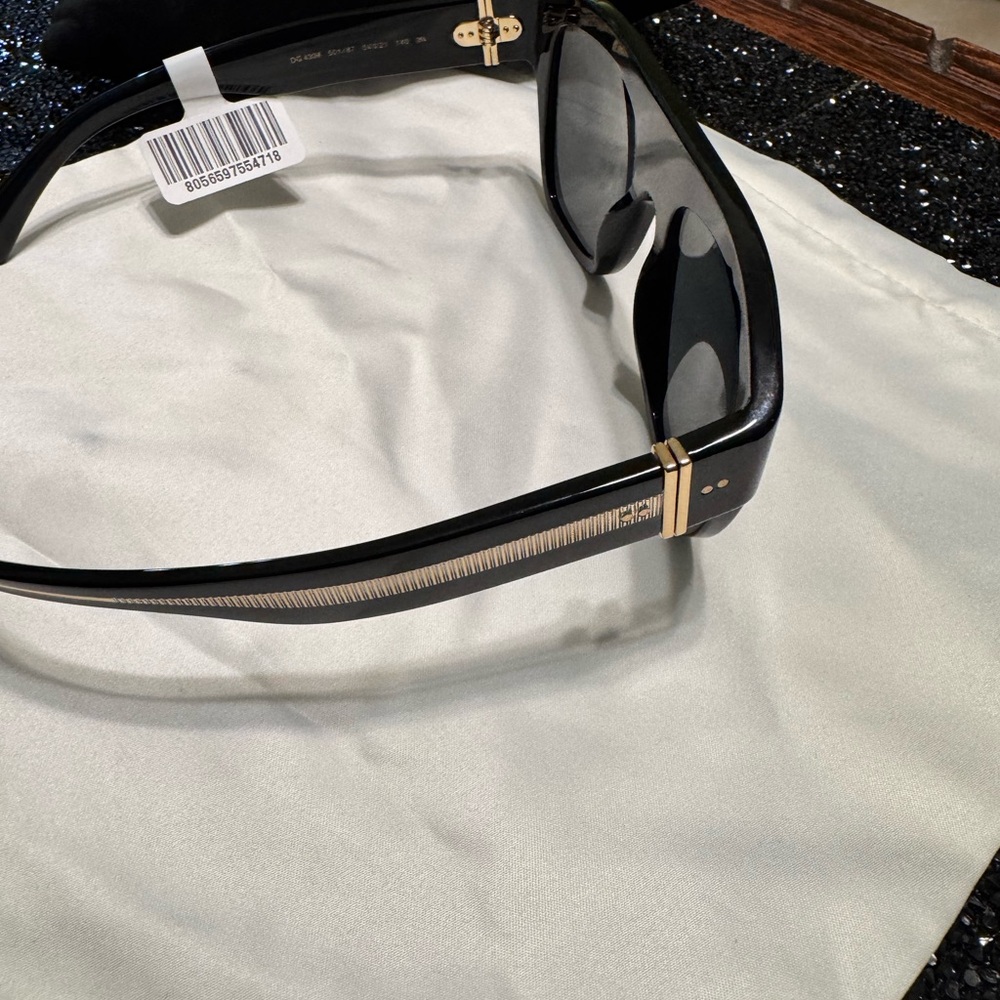 Dolce & Gabbana Black Sunglasses - Picture 4 of 15
